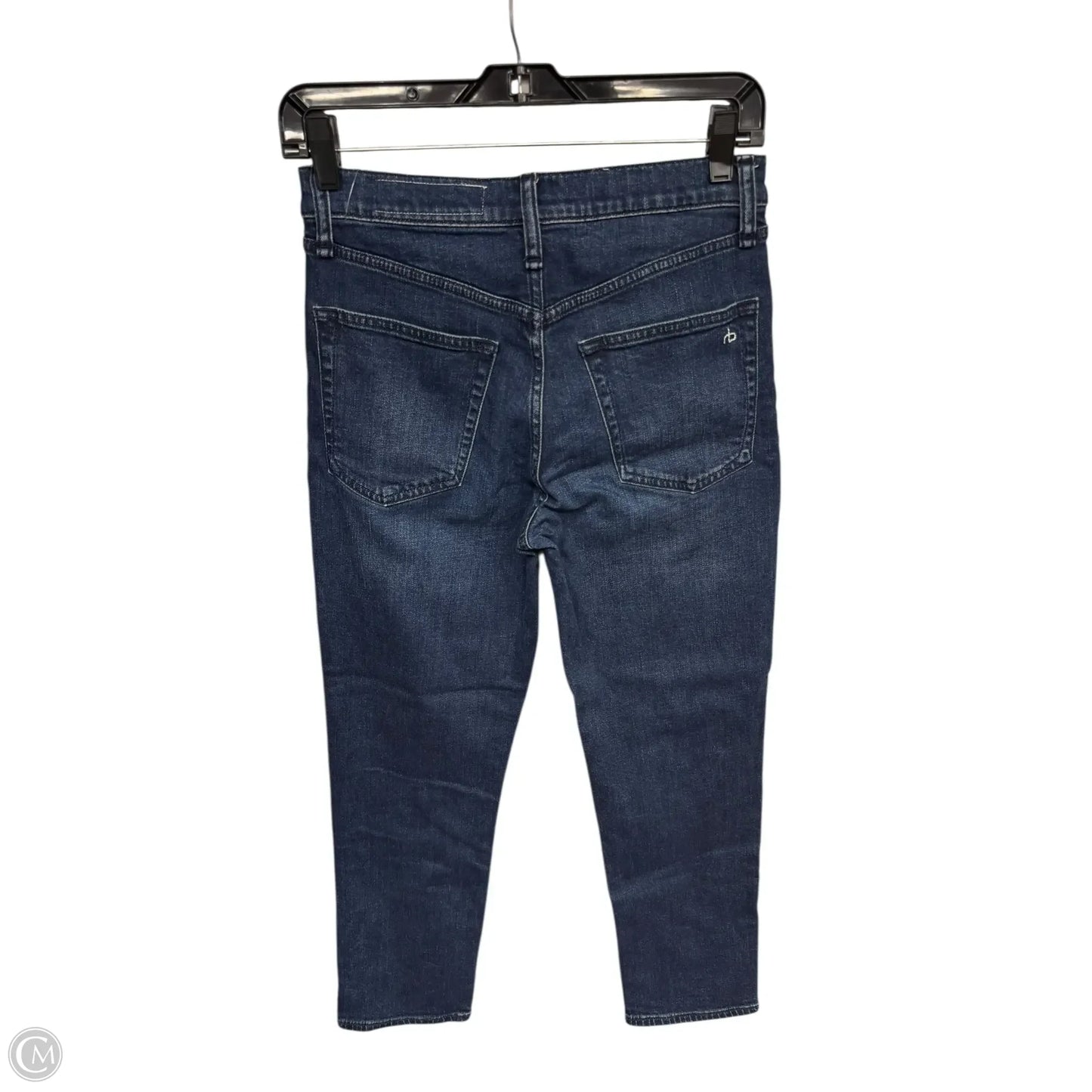 Jeans Straight By Rag And Bone In Blue Denim, Size: 2