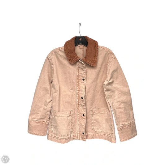 Jacket Denim By Old Navy In Orange, Size: Xs