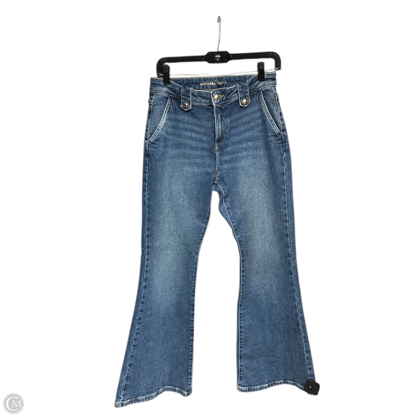 Pants Designer By Michael Kors In Blue Denim, Size: 4
