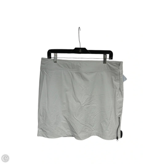 Athletic Skort By Athleta In Grey, Size: 12