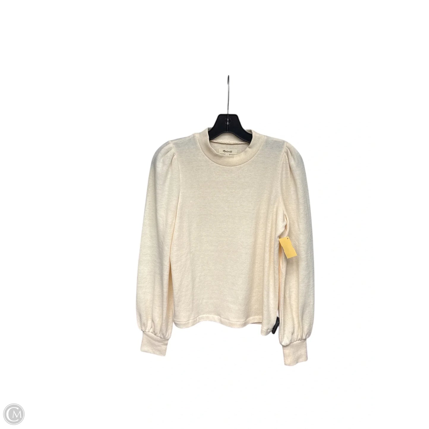 Top Long Sleeve By Madewell In Yellow, Size: S