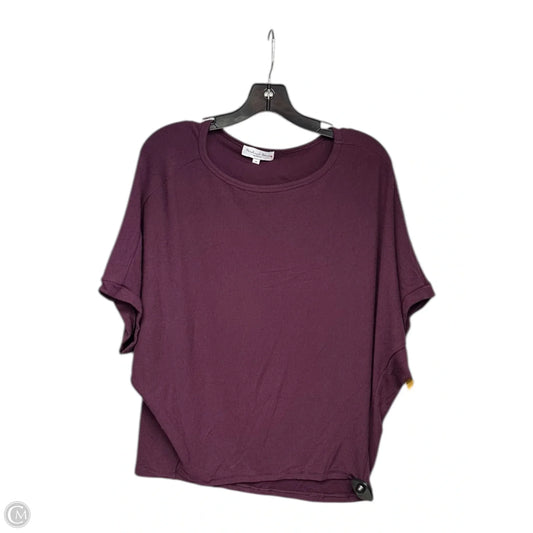 Top Short Sleeve Basic By Michael Stars In Purple, Size: M