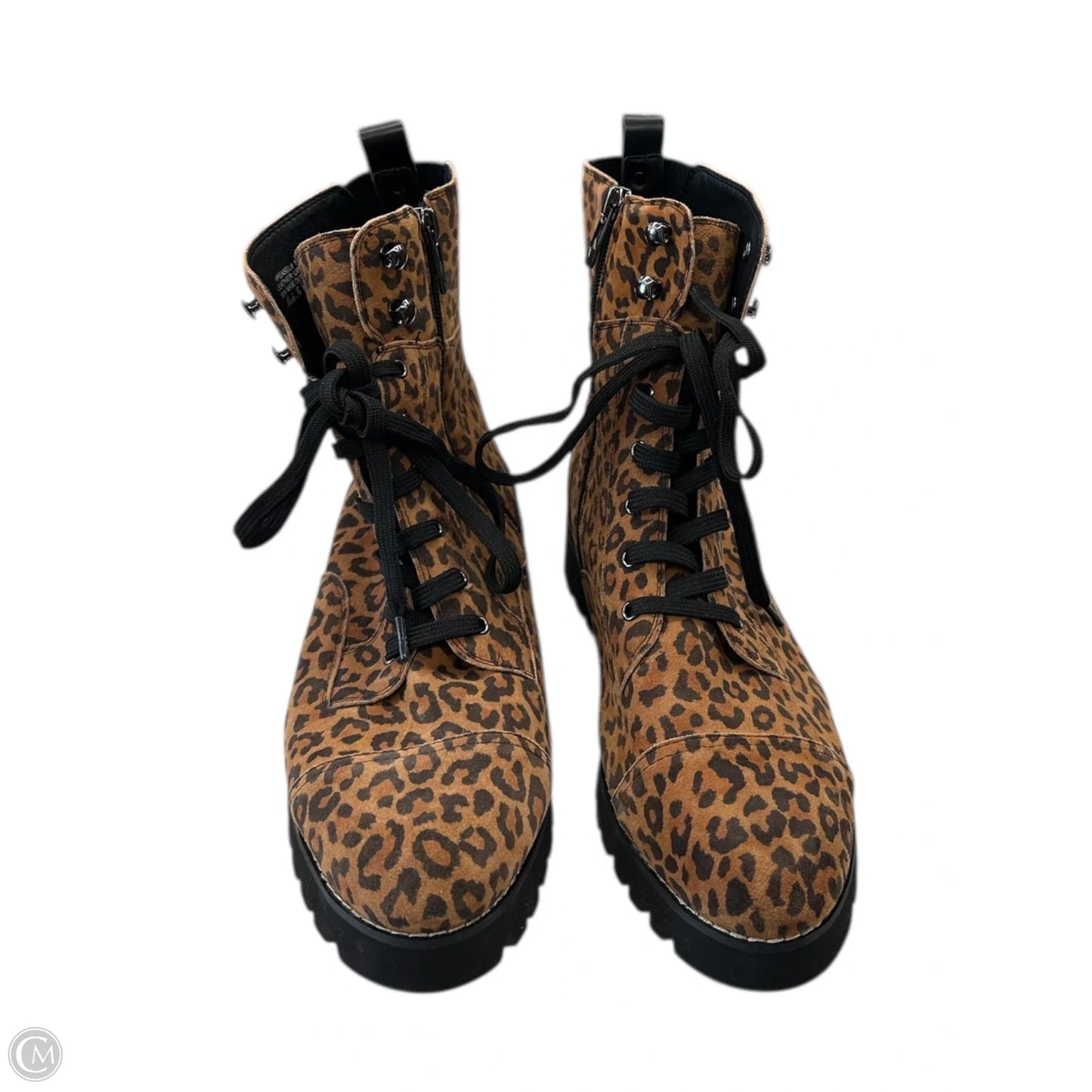 Boots Ankle Flats By Donald Pliner In Animal Print, Size: 11