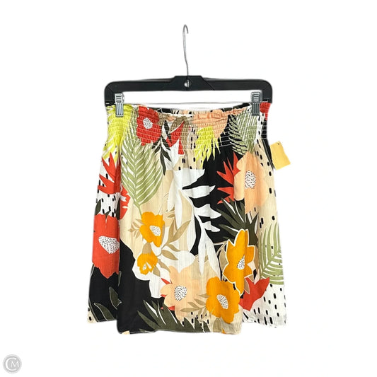 Skirt Mini & Short By Loft In Floral Print, Size: Mp