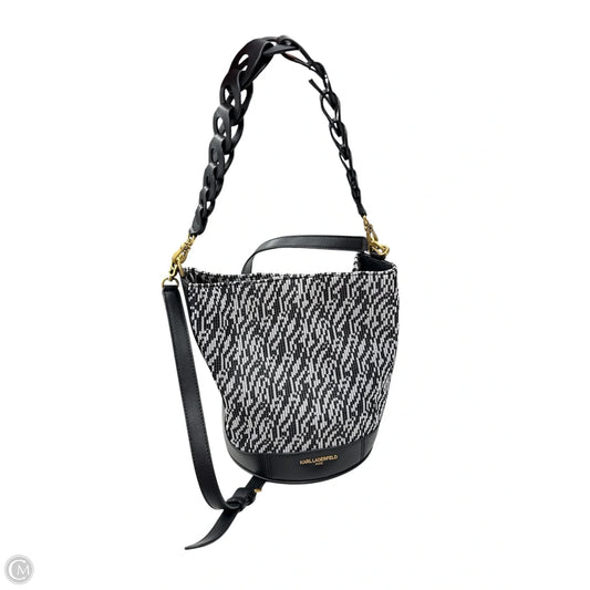 Handbag Designer By Karl Lagerfeld, Size: Medium