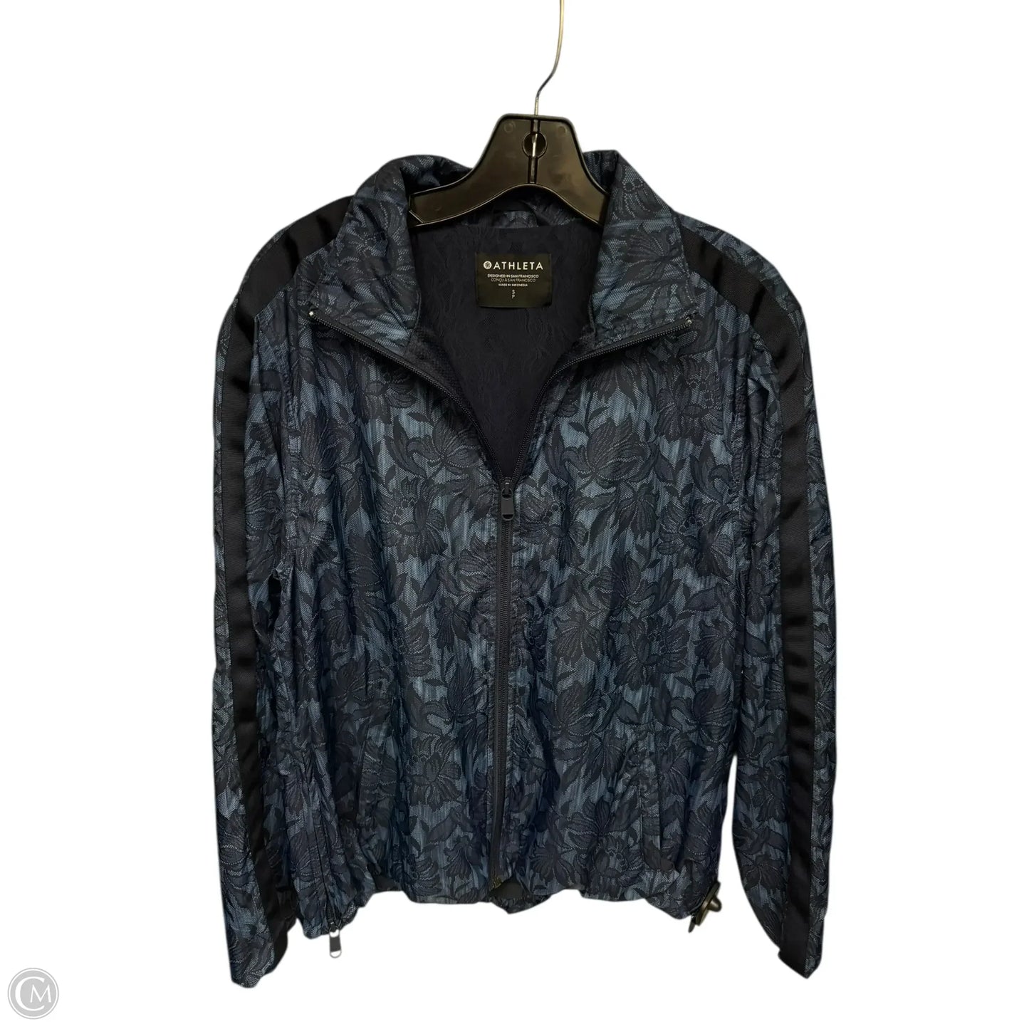 Athletic Jacket By Athleta In Blue, Size: S