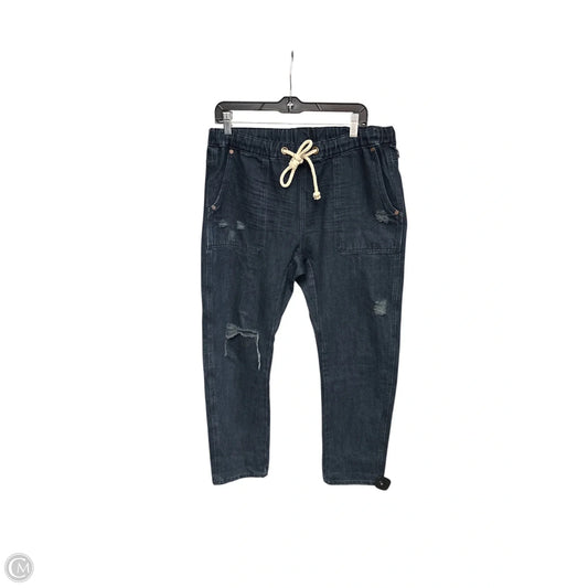 Jeans Wide Leg By Clothes Mentor In Blue Denim, Size: L