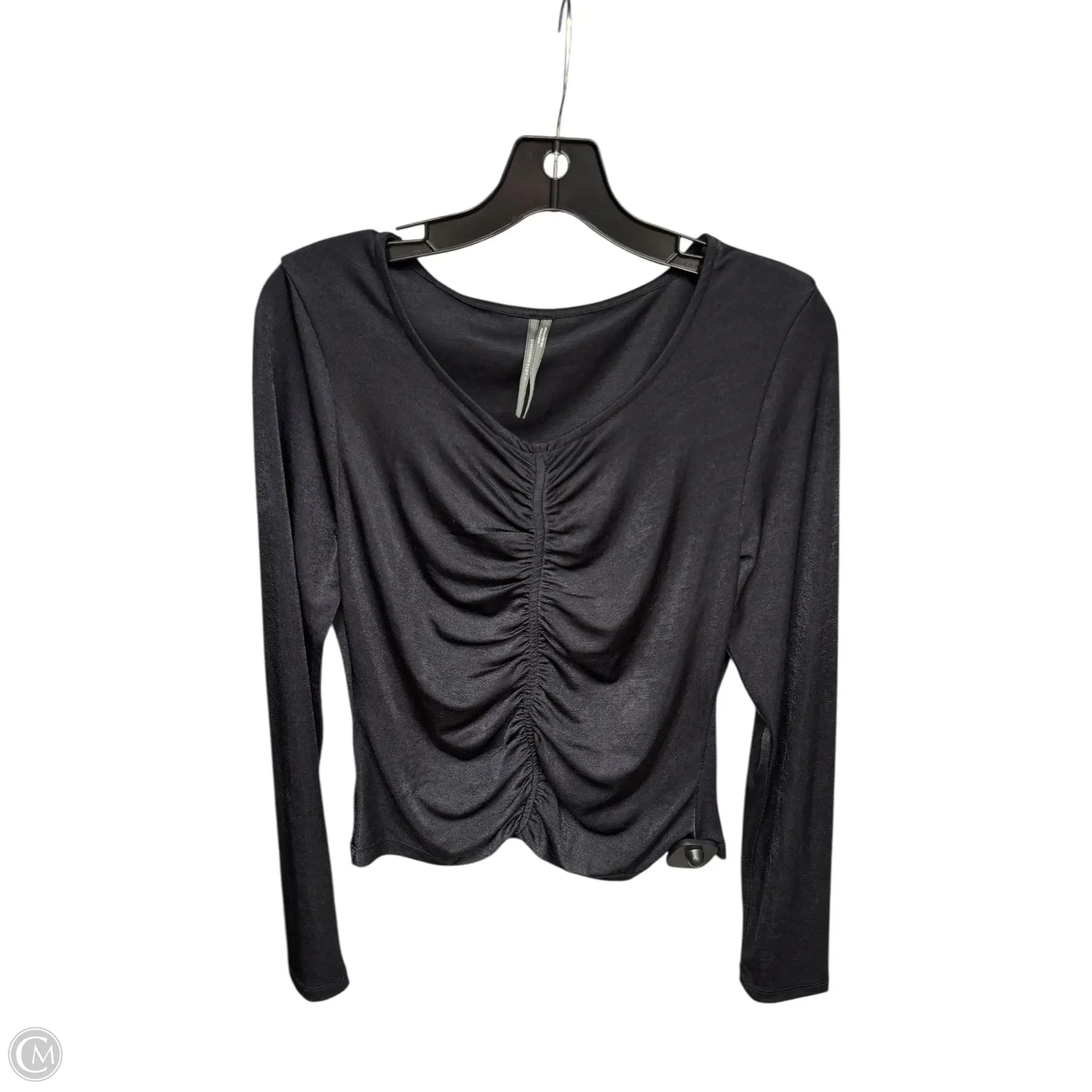 Top Long Sleeve By Anthropologie In Black, Size: L
