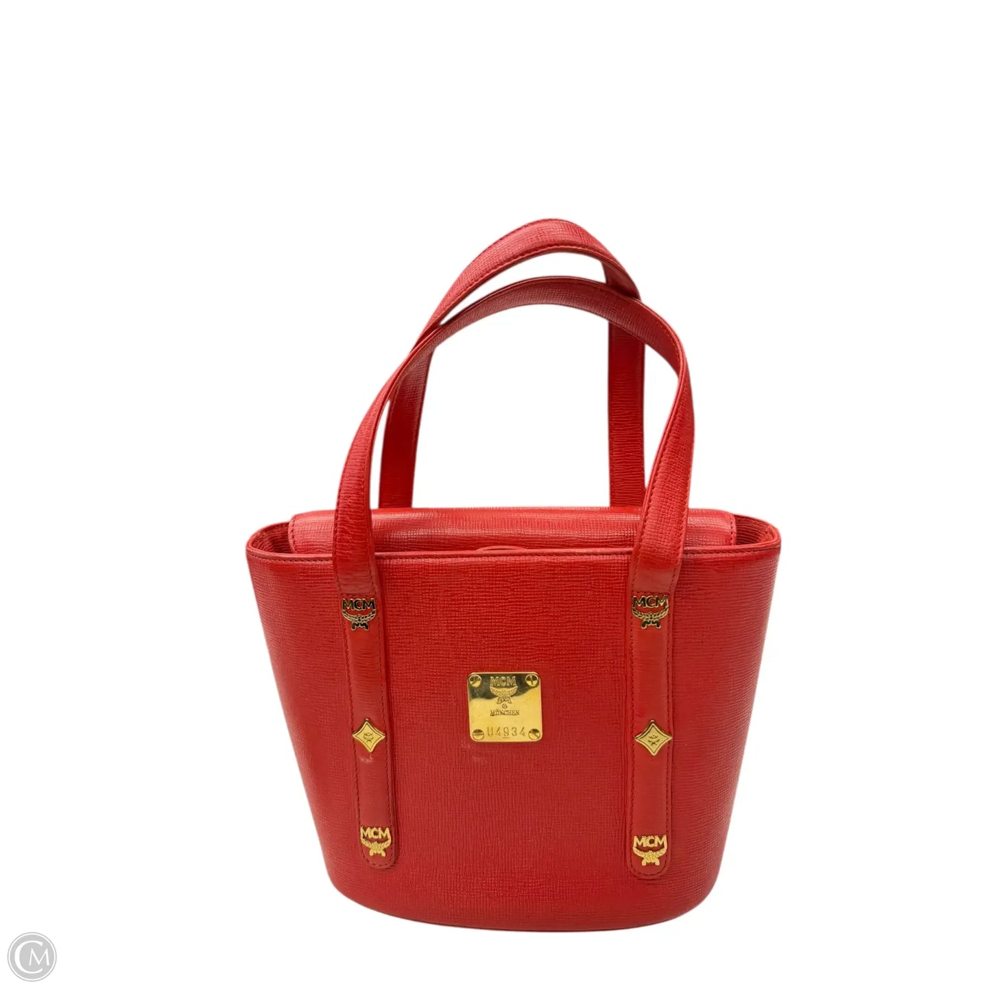 Tote Luxury Designer By Mcm, Size: Small