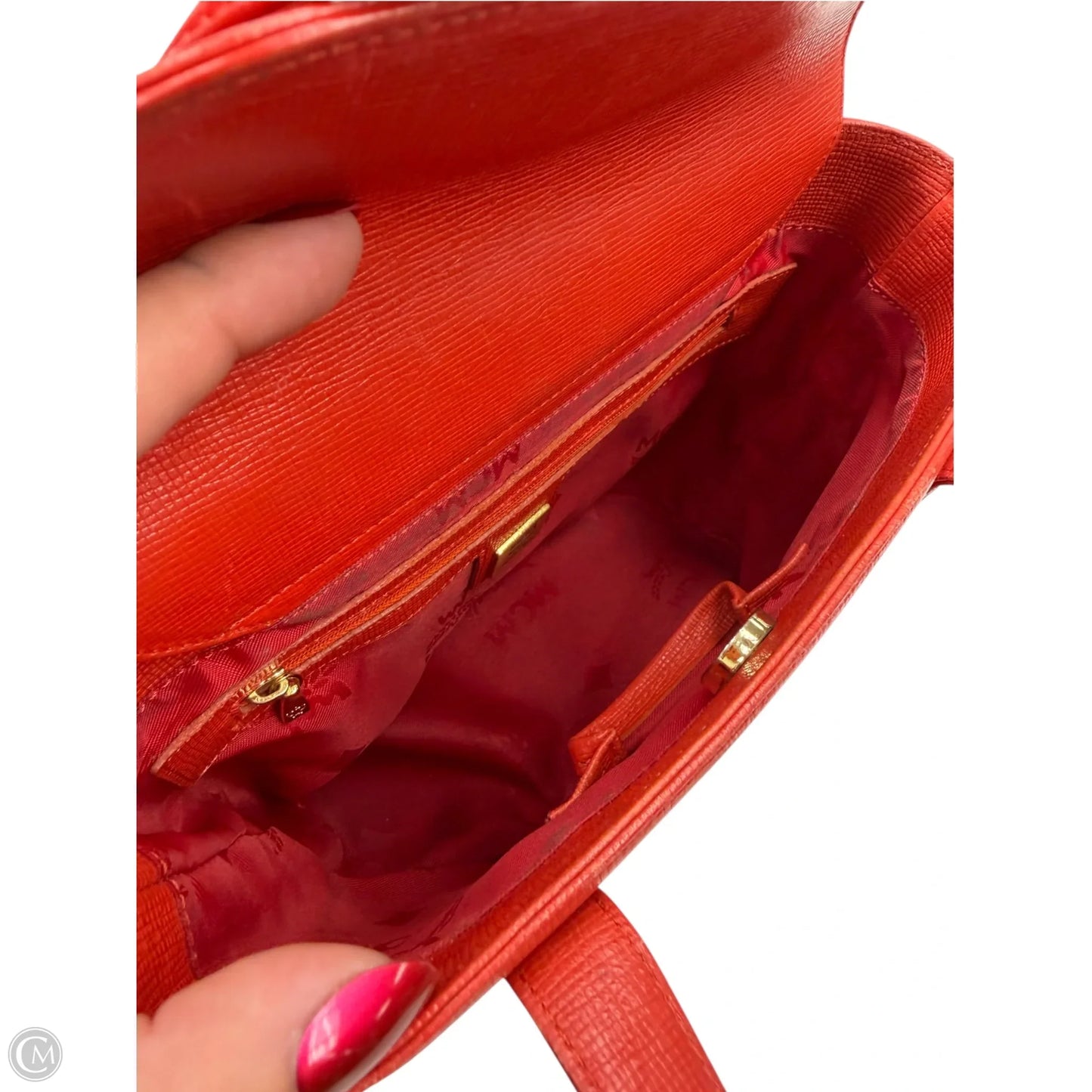 Tote Luxury Designer By Mcm, Size: Small