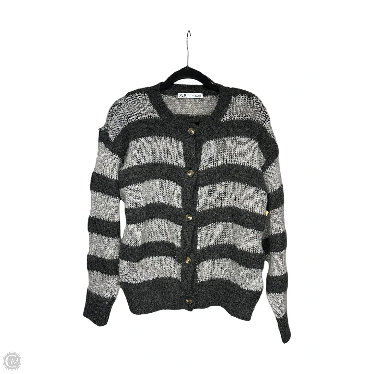 Cardigan By Zara In Grey, Size: M