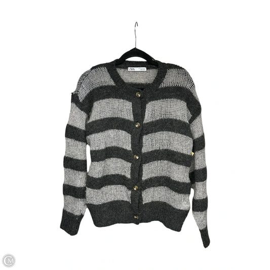 Cardigan By Zara In Grey, Size: M