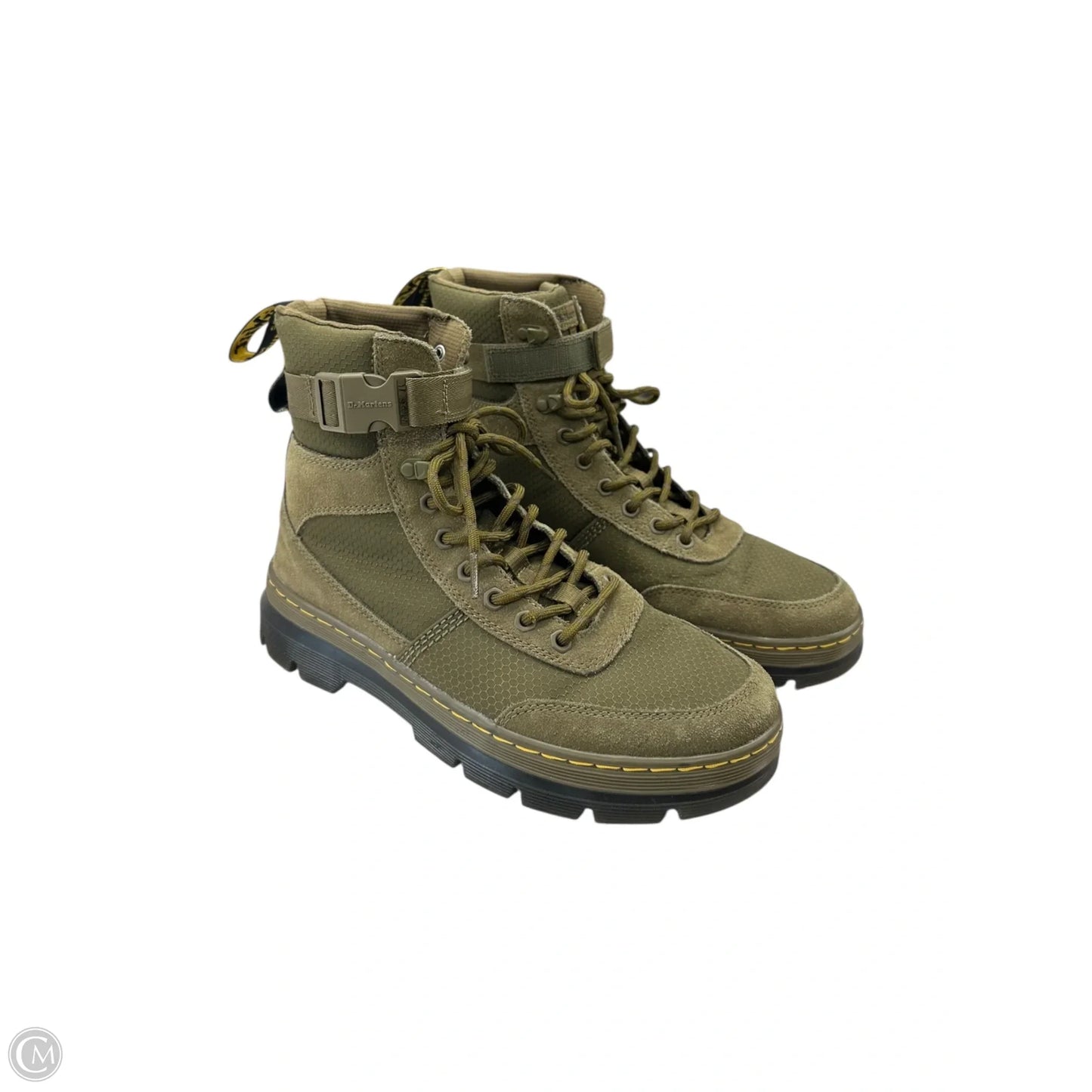 Boots Ankle Flats By Dr Martens In Green, Size: 10