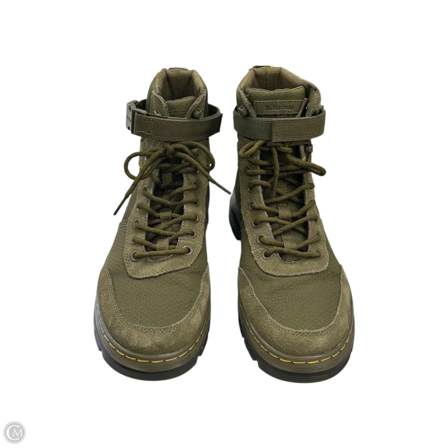 Boots Ankle Flats By Dr Martens In Green, Size: 10