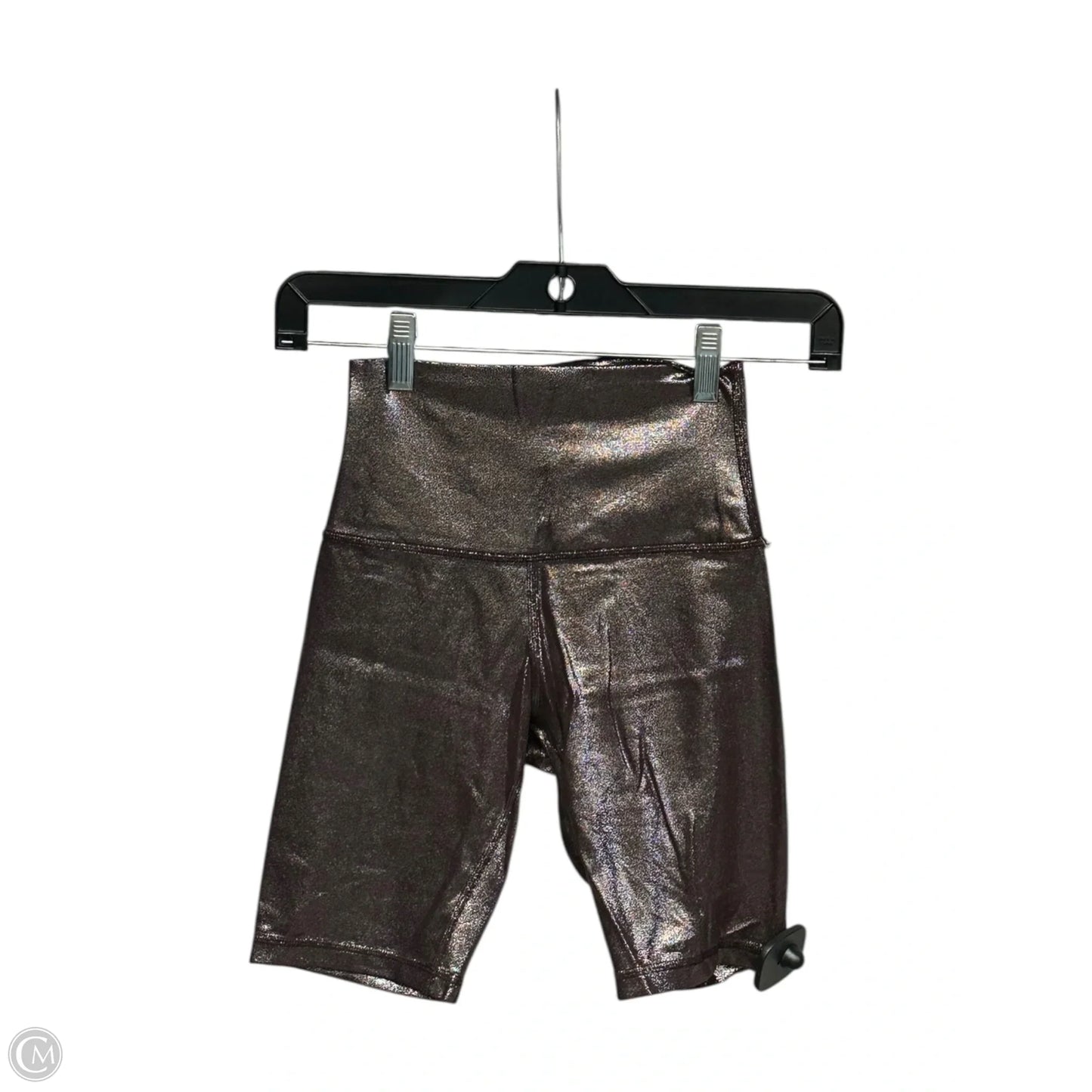 Athletic Shorts By Lululemon In Brown, Size: 2