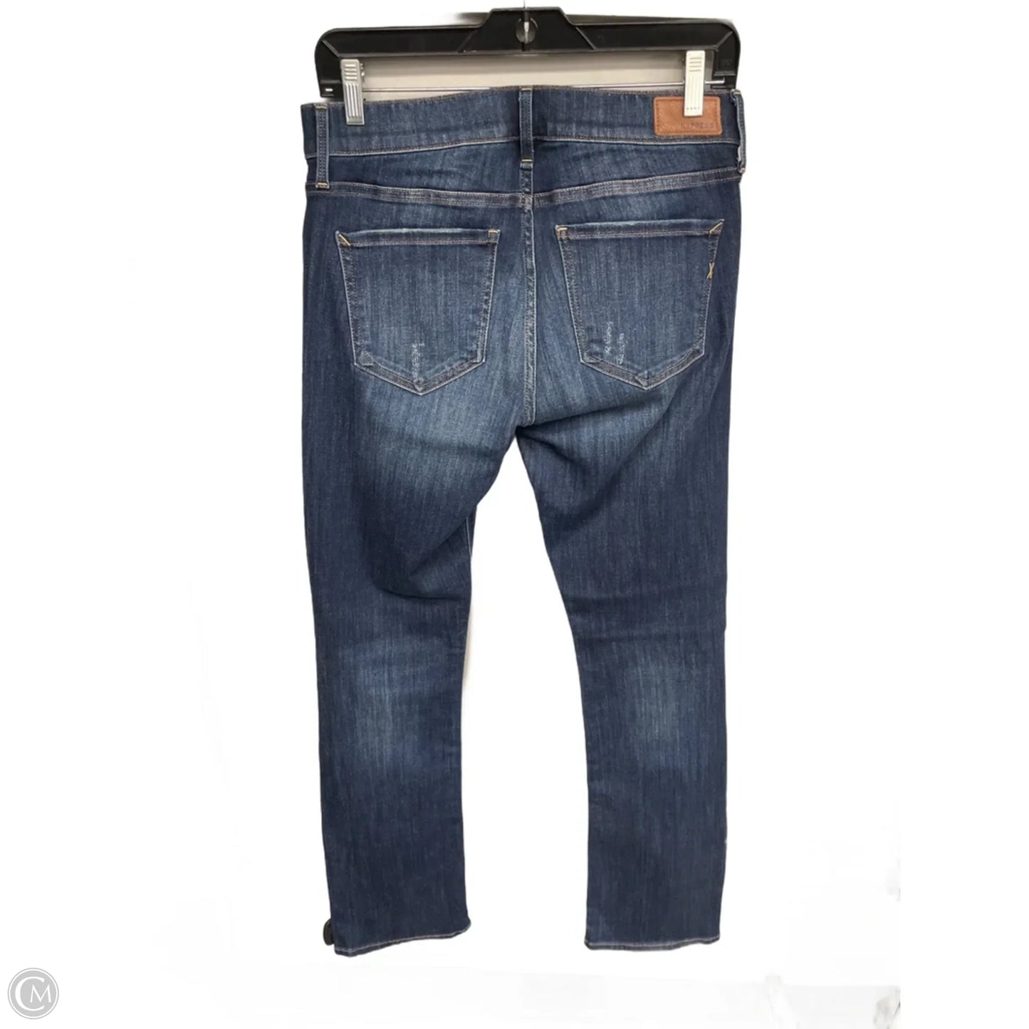 Jeans Boot Cut By Express In Blue Denim, Size: 8