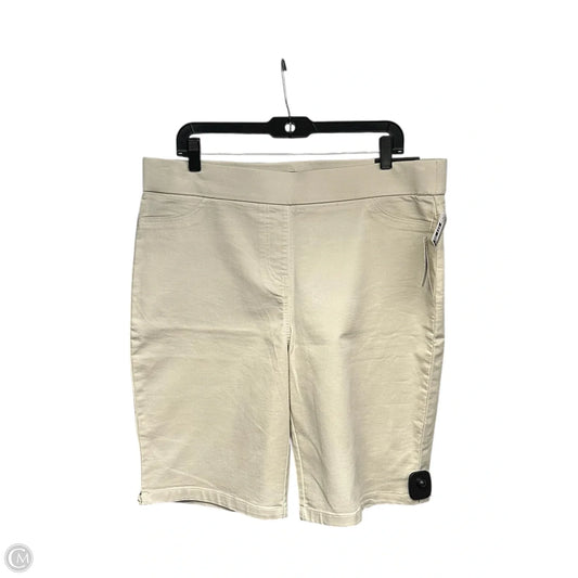 Shorts By Clothes Mentor In Beige, Size: 16