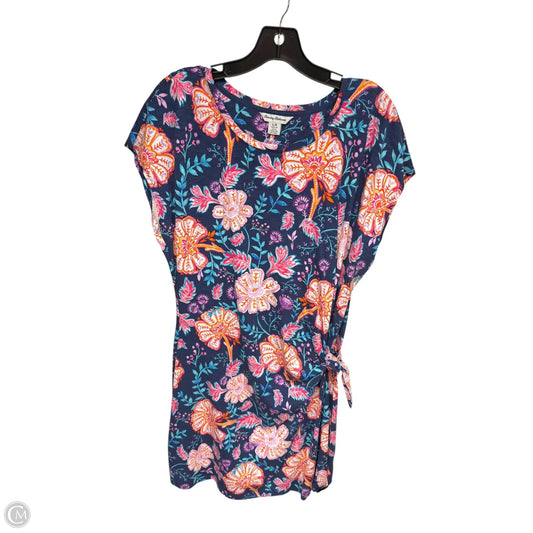 Dress Casual Midi By Tommy Bahama In Floral Print, Size: L