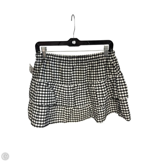 Skort By Wild Fable In Black & White, Size: M