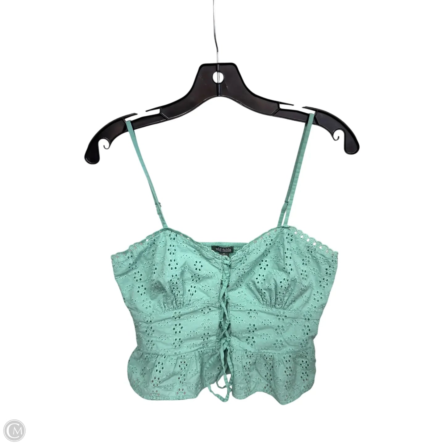 Top Sleeveless By Wild Fable In Green, Size: M