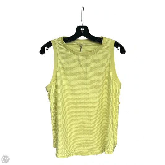 Athletic Tank Top By Calia In Yellow, Size: L