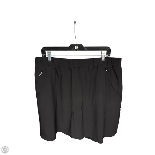 Athletic Skort By Lou And Grey In Black, Size: Xl
