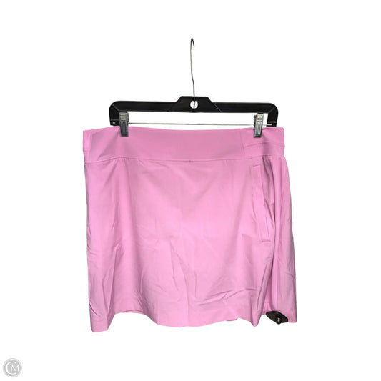 Athletic Skort By Members Mark In Pink, Size: Xxl
