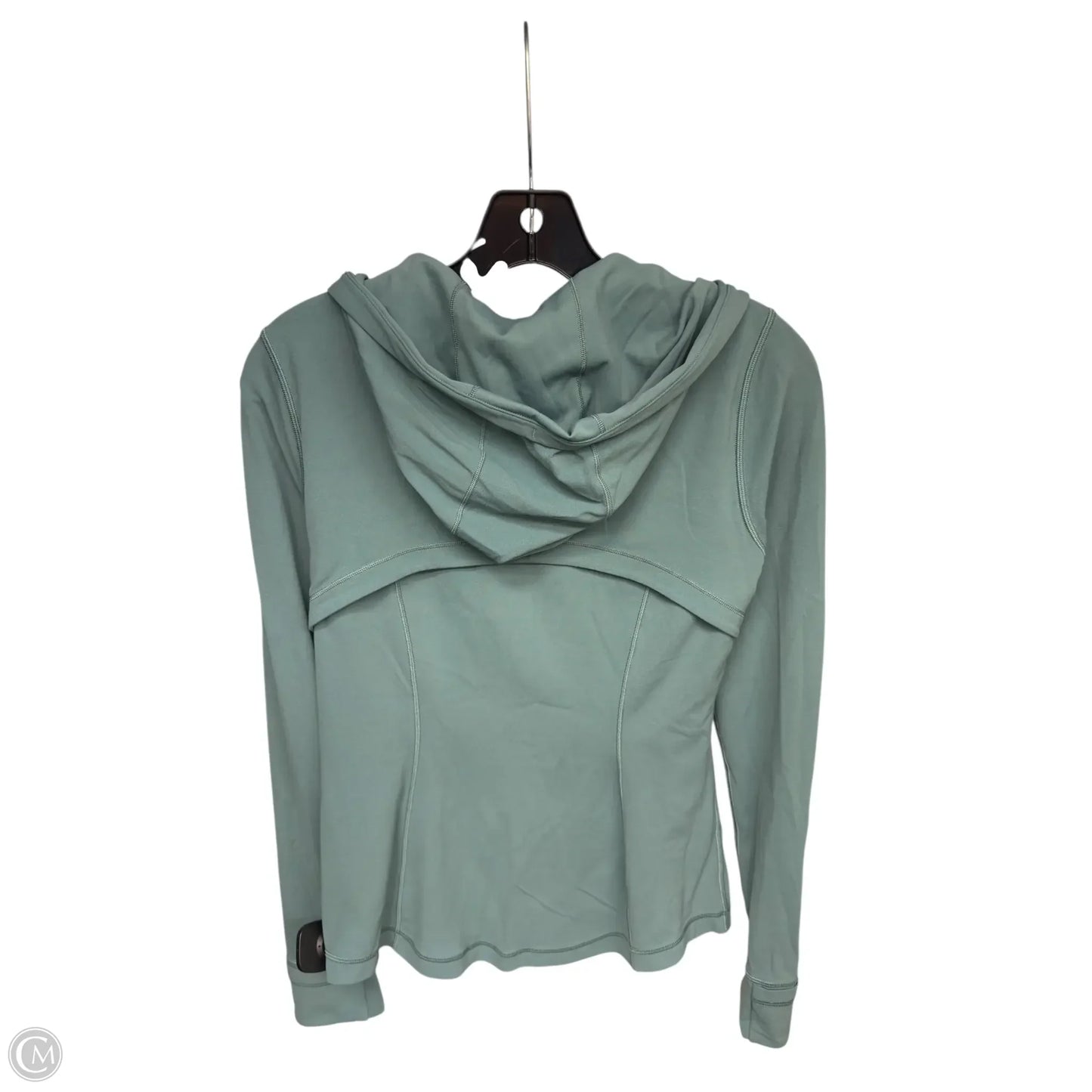 Athletic Jacket By Lululemon In Teal, Size: 8