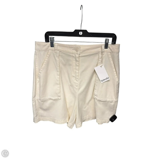 Shorts By Splendid In Cream, Size: Xl