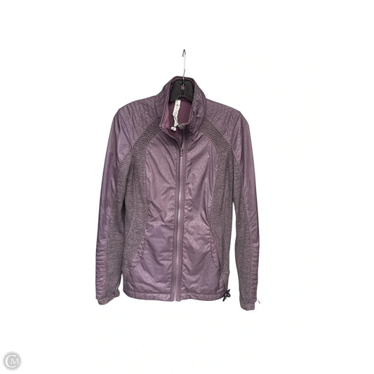Athletic Jacket By Lululemon In Purple, Size: 6