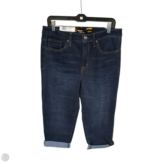 Jeans Cropped By 7 For All Mankind In Blue Denim, Size: 10