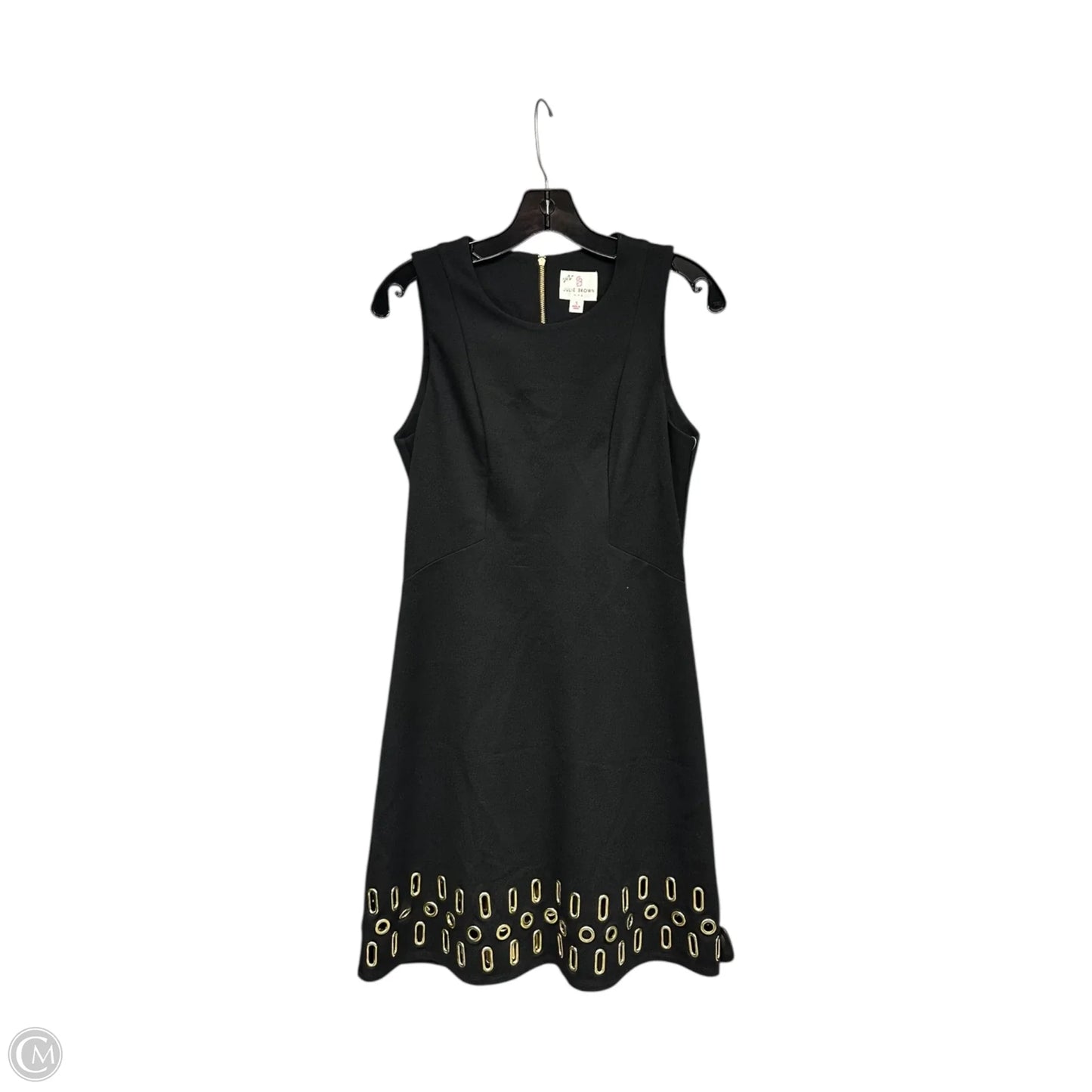 Dress Party Short By Julie Brown In Black & Gold, Size: S