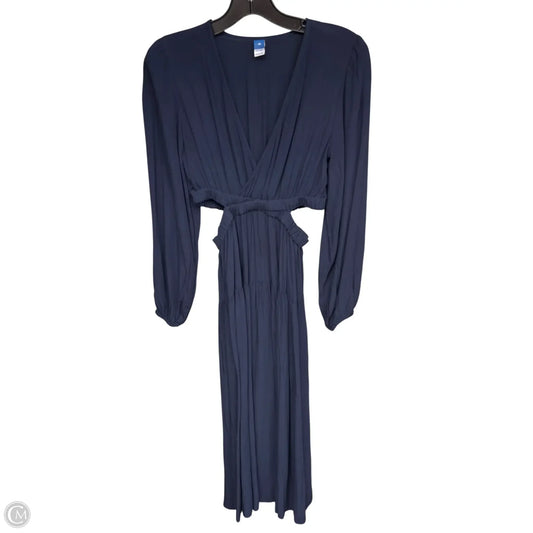 Dress Casual Maxi By Old Navy In Navy, Size: Xs