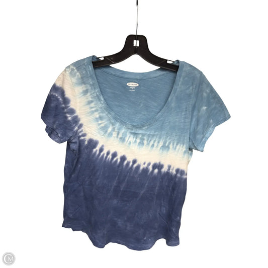 Top Short Sleeve By Old Navy In Tie Dye Print, Size: S