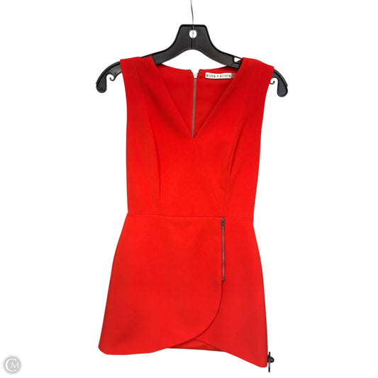 Dress Designer By Alice + Olivia In Orange, Size: 2