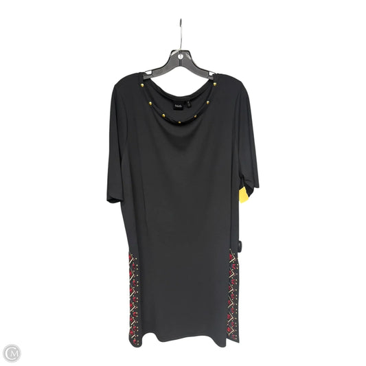 Dress Casual Short By Rafaella In Black, Size: 3x