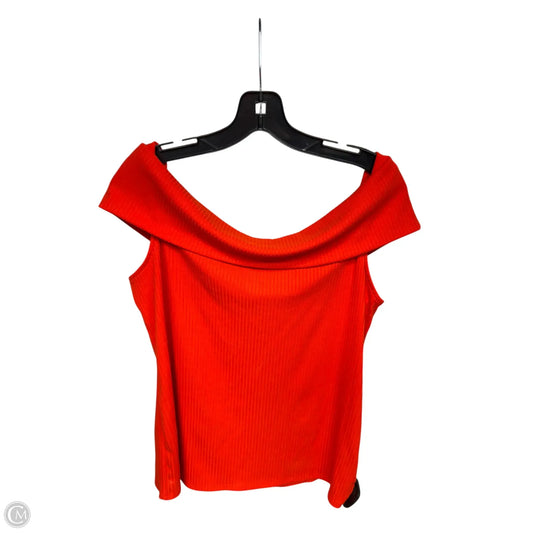 Top Sleeveless By A New Day In Orange, Size: Xl