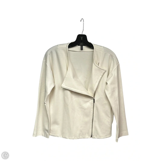 Jacket Other By Eileen Fisher In Ivory, Size: Sp