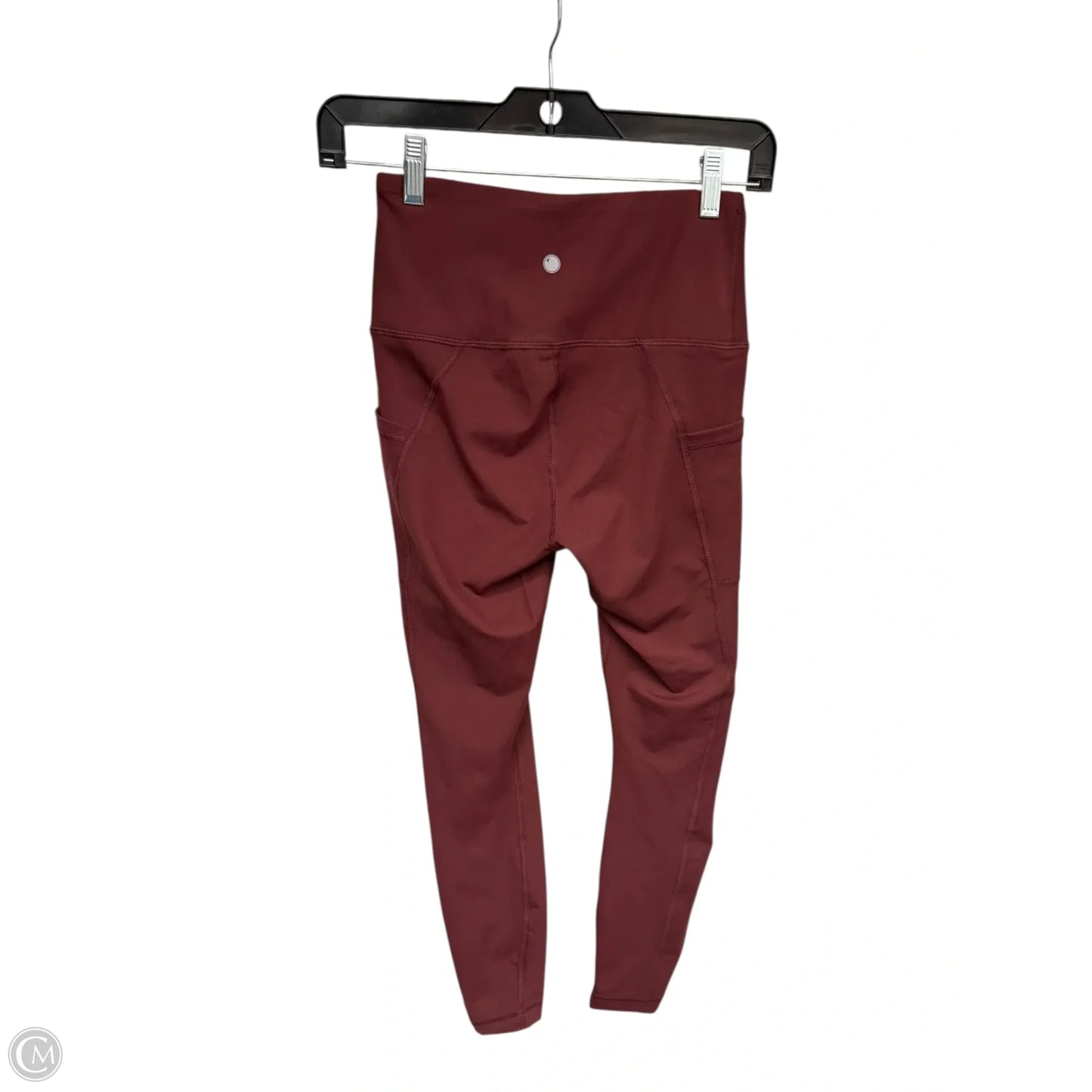 Athletic Leggings By Yogalicious In Red, Size: Xs