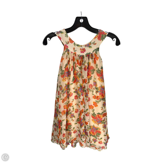 Dress Casual Short By Free People In Floral Print, Size: Xs