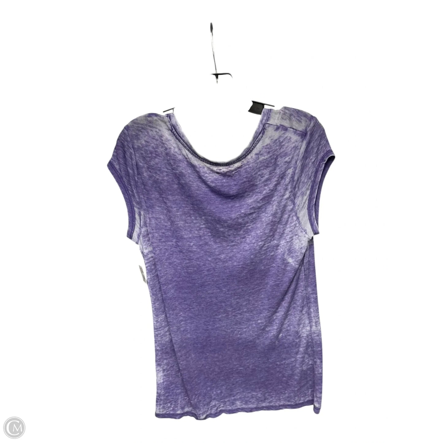 Athletic Top Short Sleeve By Nfl In Purple & Yellow, Size: Xl