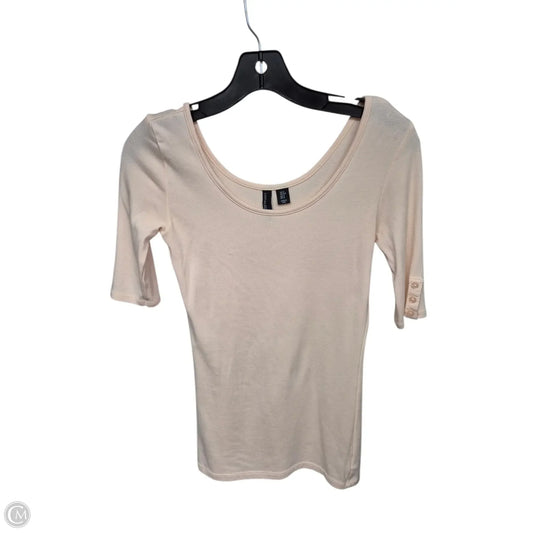 Top Short Sleeve By Cynthia Rowley In Peach, Size: S
