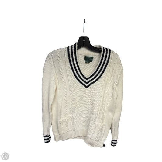 Sweater By Lauren By Ralph Lauren In Cream, Size: L