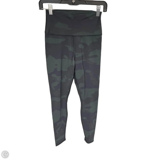 Athletic Leggings By Alo In Camouflage Print, Size: S