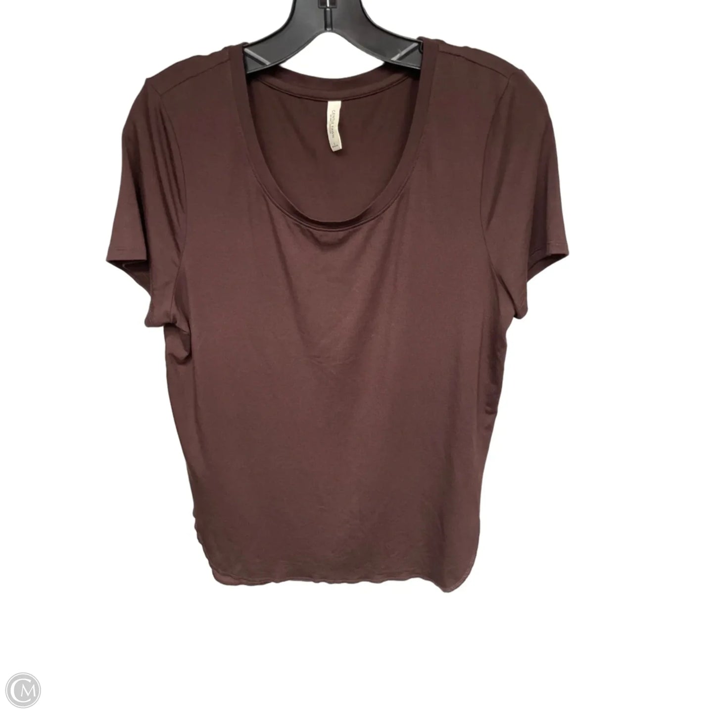 Top Short Sleeve Basic By Gentle Fawn In Brown, Size: S