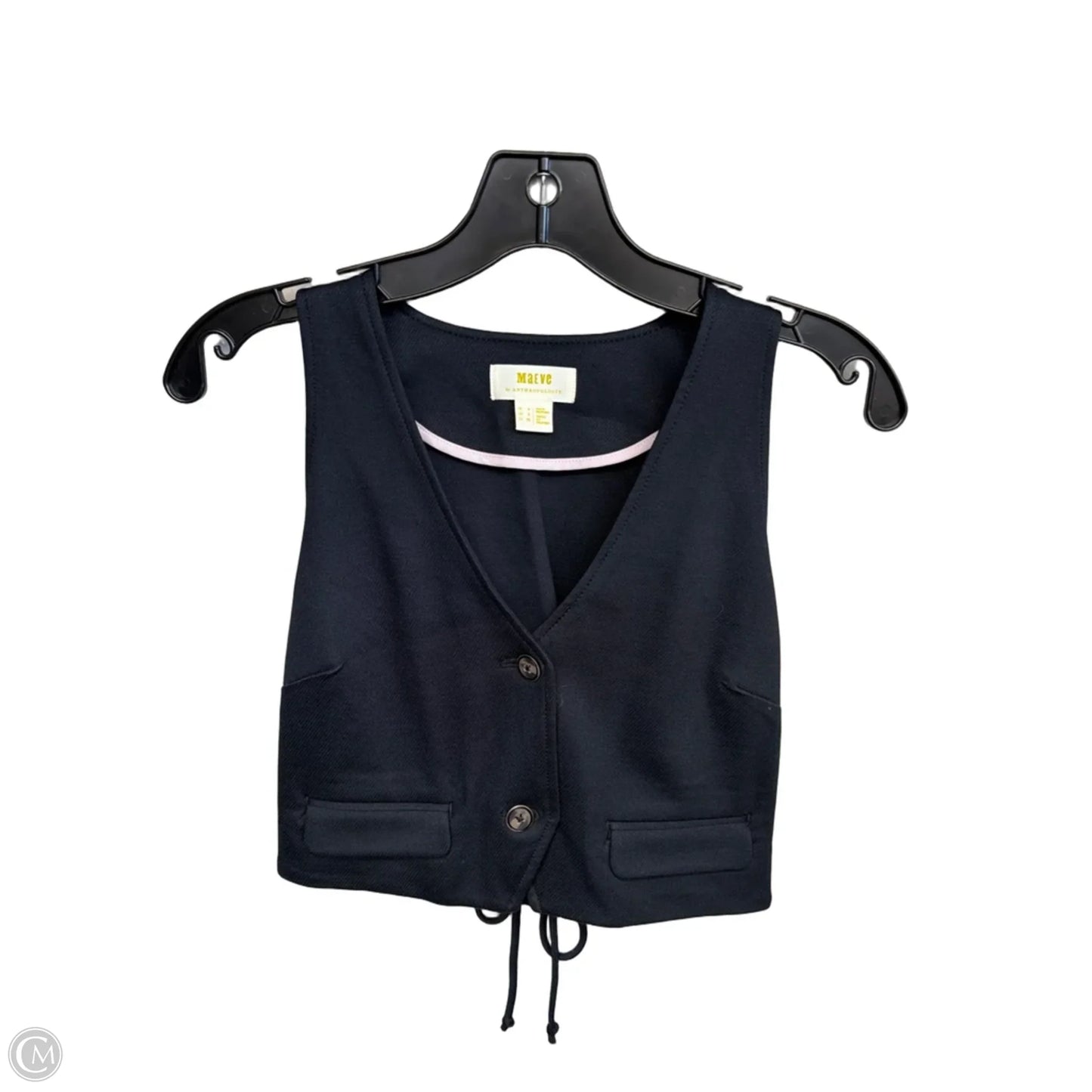 Top Sleeveless By Maeve In Black, Size: 0