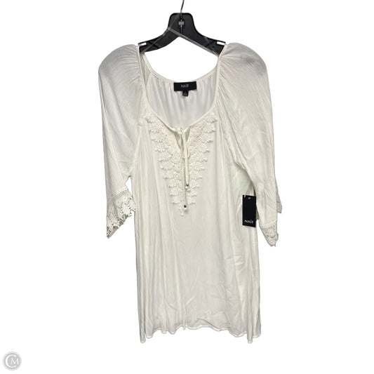 Dress Casual Short By Naif In Ivory, Size: L