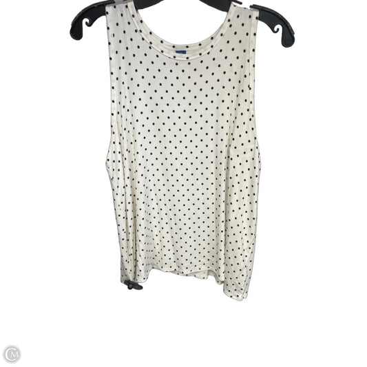 Tank Top By Old Navy In Polkadot Pattern, Size: Lp