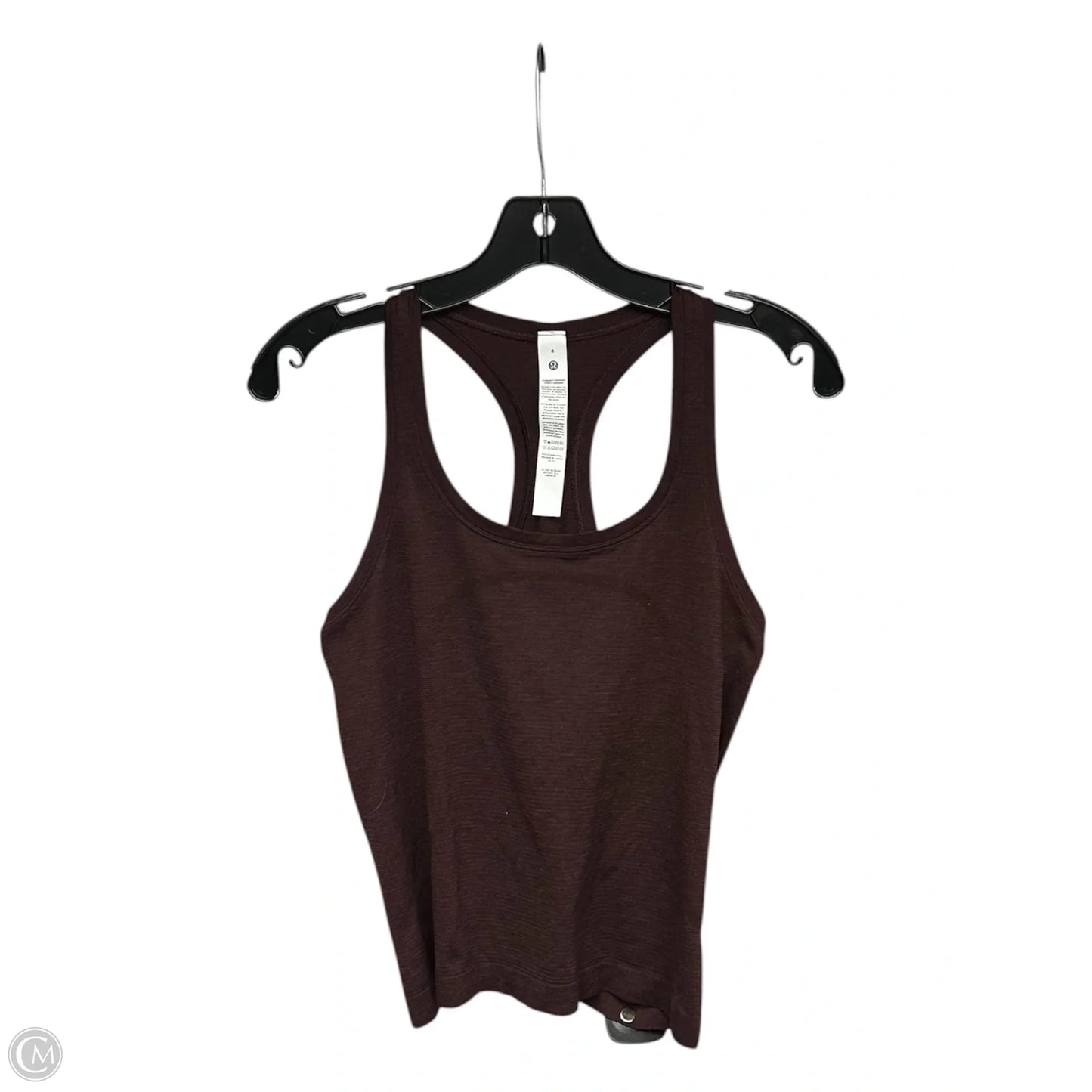 Athletic Tank Top By Lululemon In Purple, Size: 6