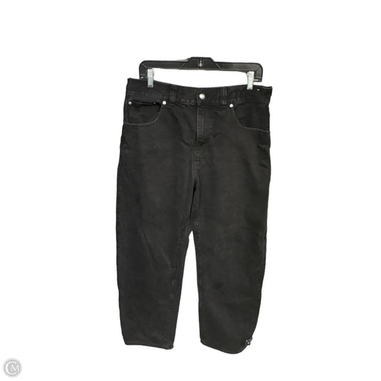 Jeans Wide Leg By Madewell In Black, Size: 12